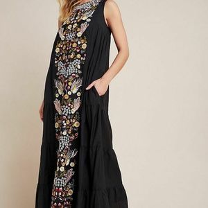 Anthropologie Samant Chauhan Jacaranda Maxi Dress 4